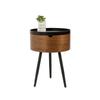 Italian Minimalist Round Combination Coffee Table Small Apartment Living Room Side Table Light Luxury Balcony Coffee Table