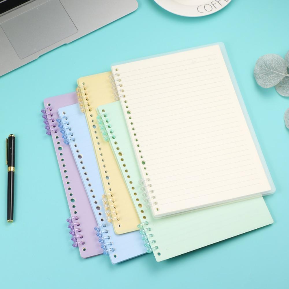 10pcs 5 Holes Loose Leaf Binder Rings Binding Supplies Spring Spiral Rings Binder  School Supplies
