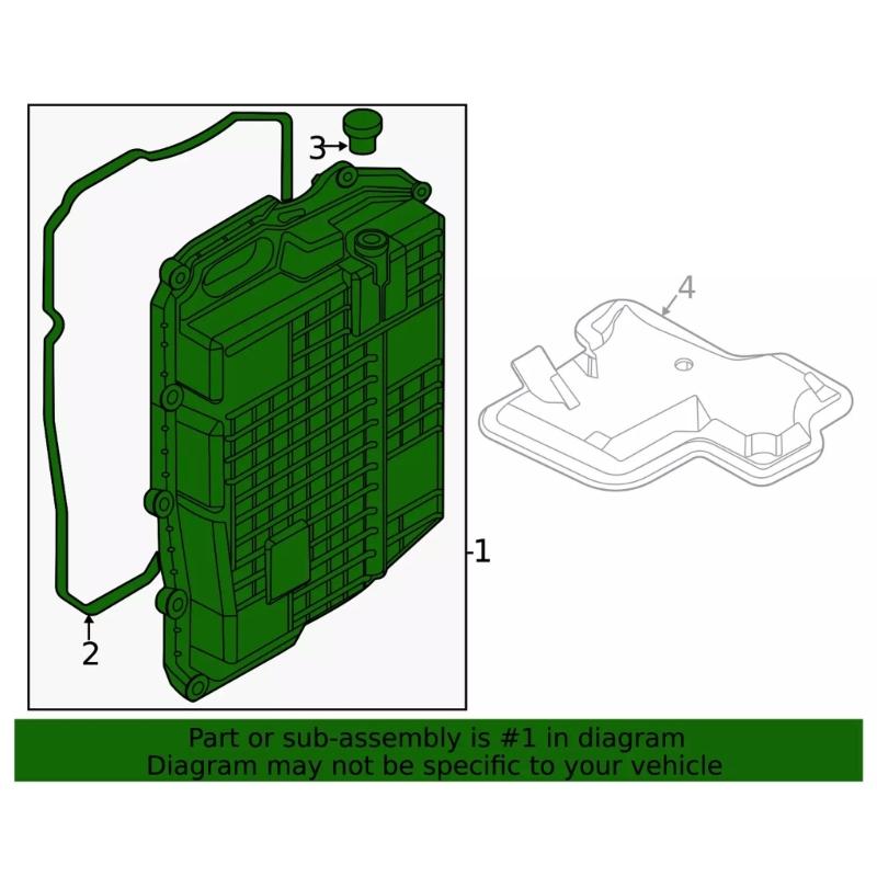 Heavy Duty 8F35 JM5P-7G004-BA JM5Z-7G004-A 2256410 Transmission Oil Pan Assembly for Enhancing Heat Resistance Design