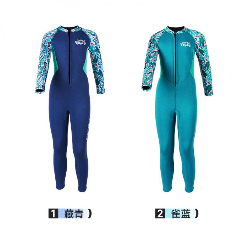 Diving Suit Children 2.5MM Cold-proof Warm-keeping Girls One-piece Swimsuit Snorkeling Surfing Waterproof Mother Coat