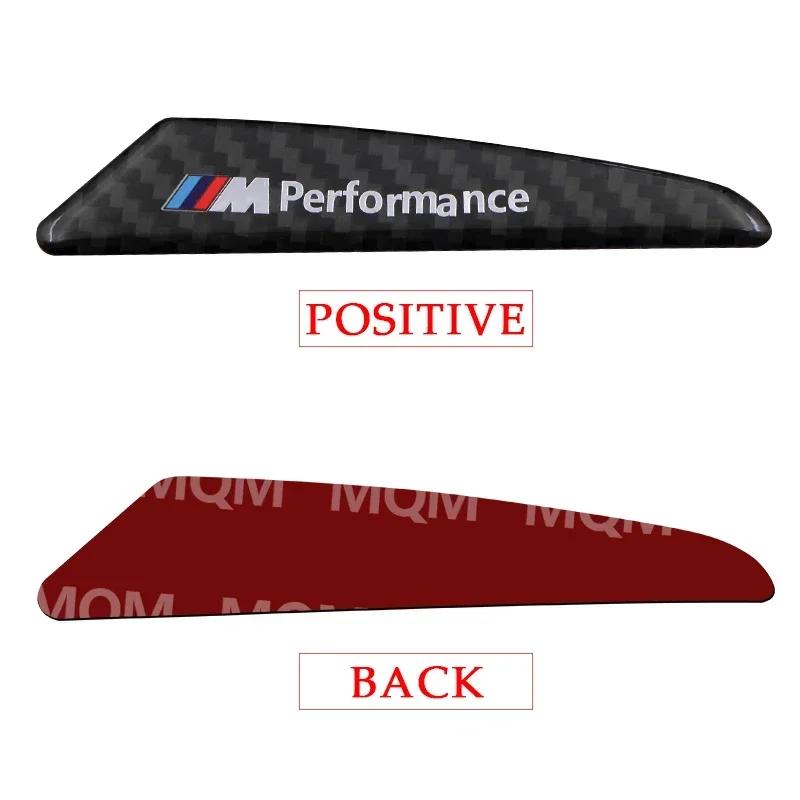 For BMW 4pcs/set Carbon Fiber M Performance Car Body Sticker Car Door Anti-collision Strip Sticker For BMW M3 M5 M6 X1 X3 X5 E34