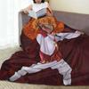 Baby Lasagna Decken Super Weiche Fleece Sofa Überwurfdecke für Zuhause Schlafzimmer Büro Überwürfe Bettdecke Steppdecke