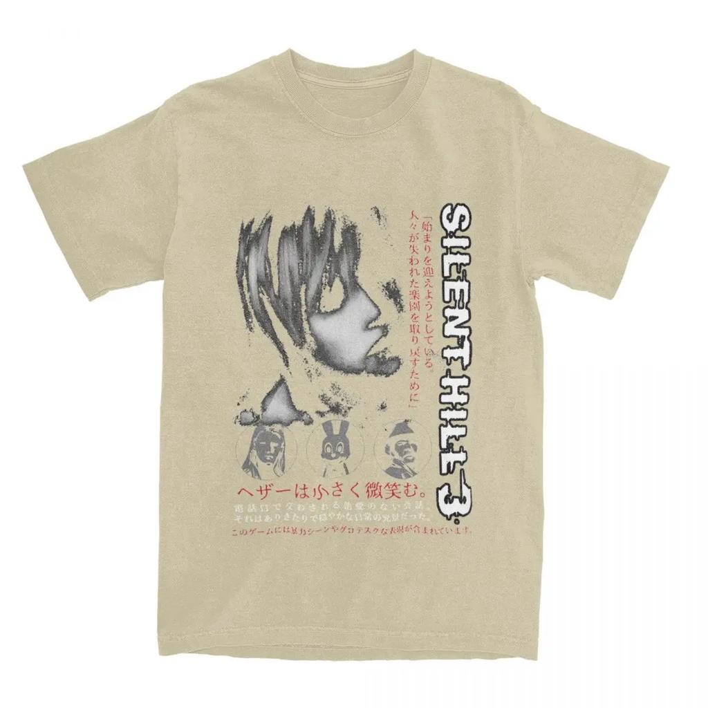 Novelty Horror Game Silent Hill 3 T Shirt Men Women's  Heather Mason Tees Shirt Summer Clothes