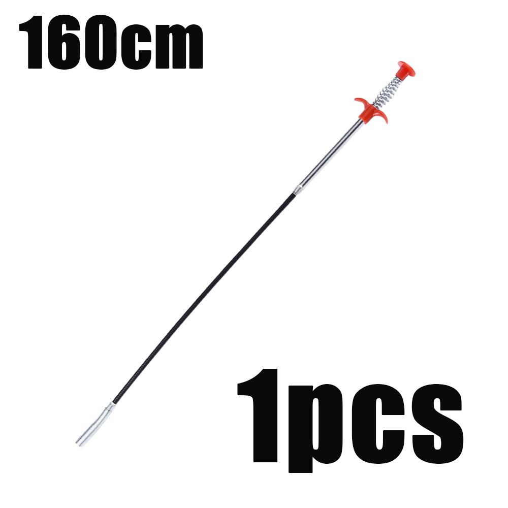 1/3pcs 90/160cm Multifunctional Pipe Dredging Tool Shower Tub Toilet Clogged Household Kitchen Water Channel Cleaning Gripper
