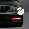 Strip DRL FOG COB CAR 2X LED Ultrathin Waterproof Daytime Running Lights LAMP WHITE DAY Driving 12V