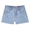 Billieblush Girls Embellished Raw Hem Shorts