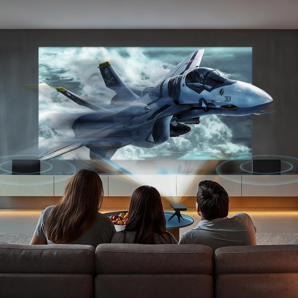 Vivicine Newest Arrive HD Mini Smart DLP 4k Projector Android 9.0 5G Wifi BT Build-in Speaker Battery Pocket Phone Projectors