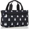 Mini Tote Bag In Bag 6029 Miffy Many Faces Black [Sifre] 2-way Women's