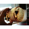 Japanese Black Warrior Armor Edo Kiriko Whisky Rock Glass Amber Crystals Whiskey Cup High-end Wine Glass Hand Cut Brandy Snifter