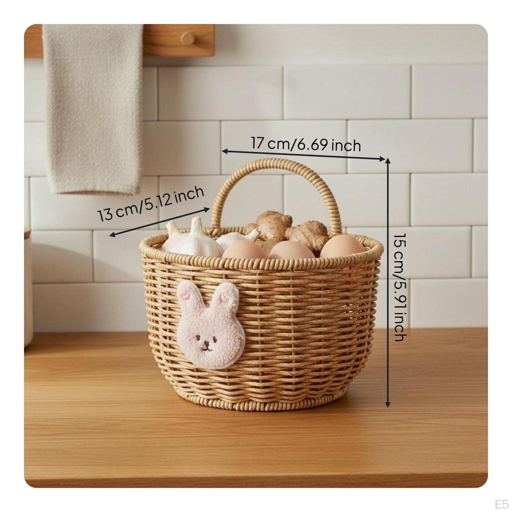 Kitchen Wall Hanging Basket Garlic Storage Holder Versatile Space Saving Organizer