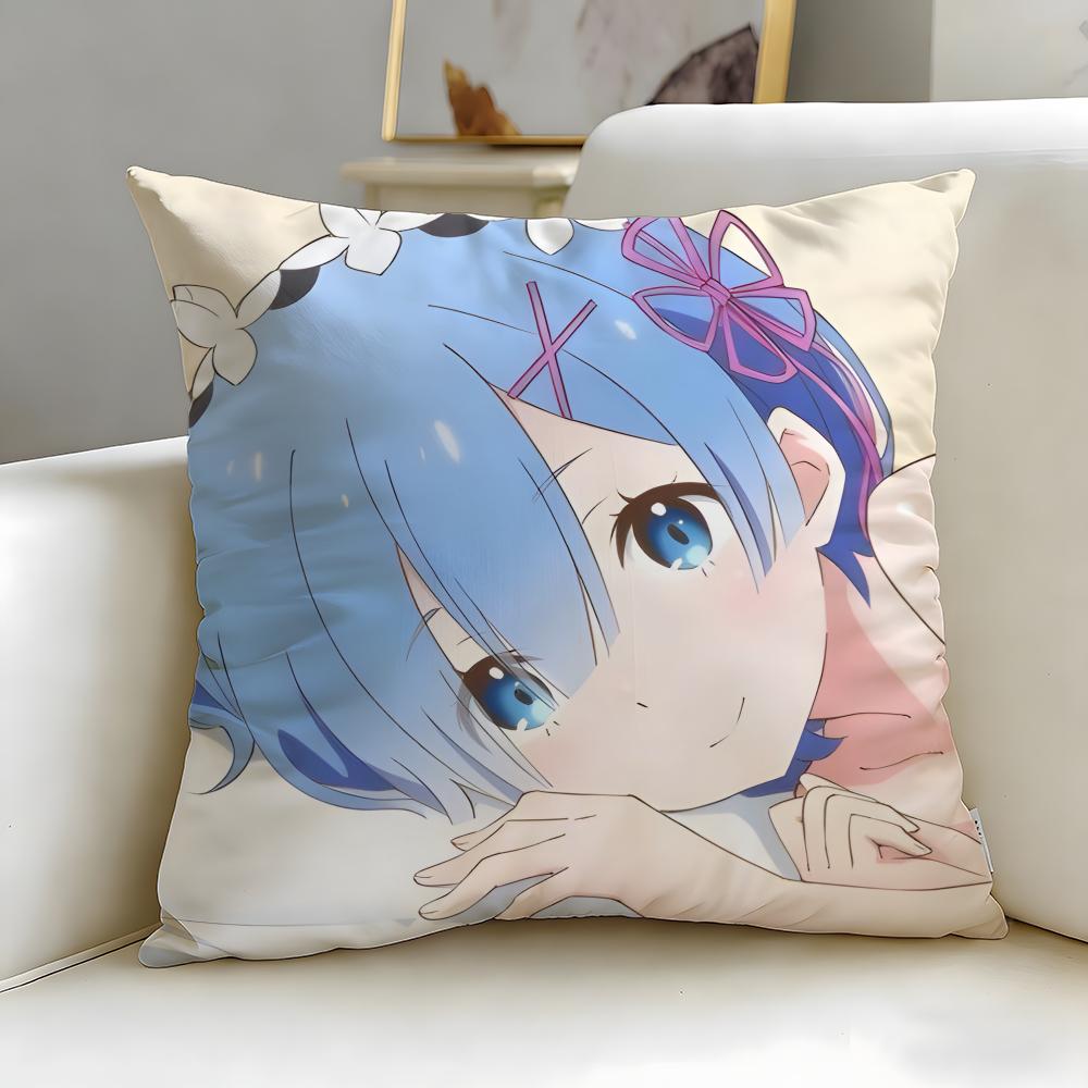 ReLife In a Different World from Zero Cushion Cover Soft  EasyWash Pillow Case  Versatile for Couch Bed Travel and Office