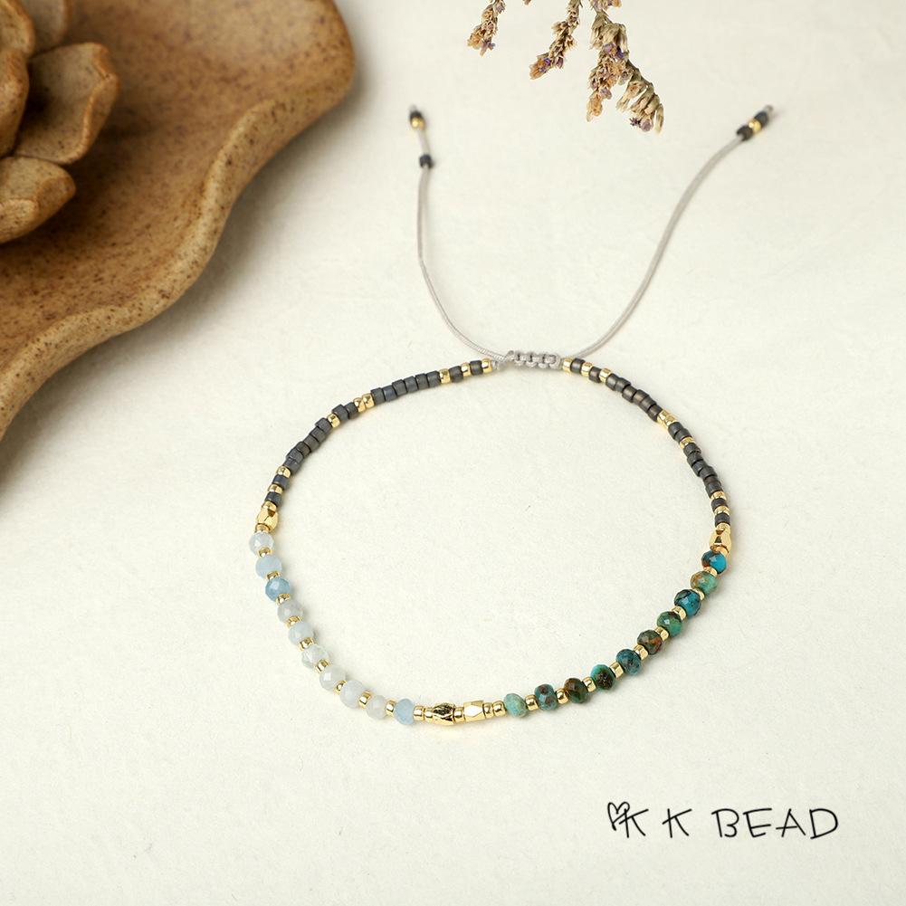 Rice Beads Hand Woven Bracelet Bohemian Bracelet