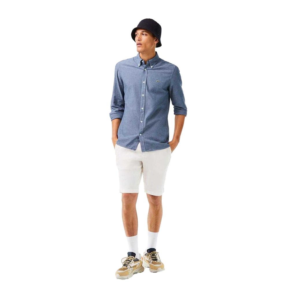 Lacoste Herren Chambray Slim Hemd