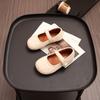 Fashion Solid Color Soft Sole Princess Toddler Leather Shoes For Little Girls