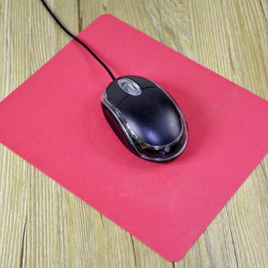 21.5 X 17.5cm Gaming PC Laptop Mouse Pad Anti-Slip Solid Color Rectangle Mat