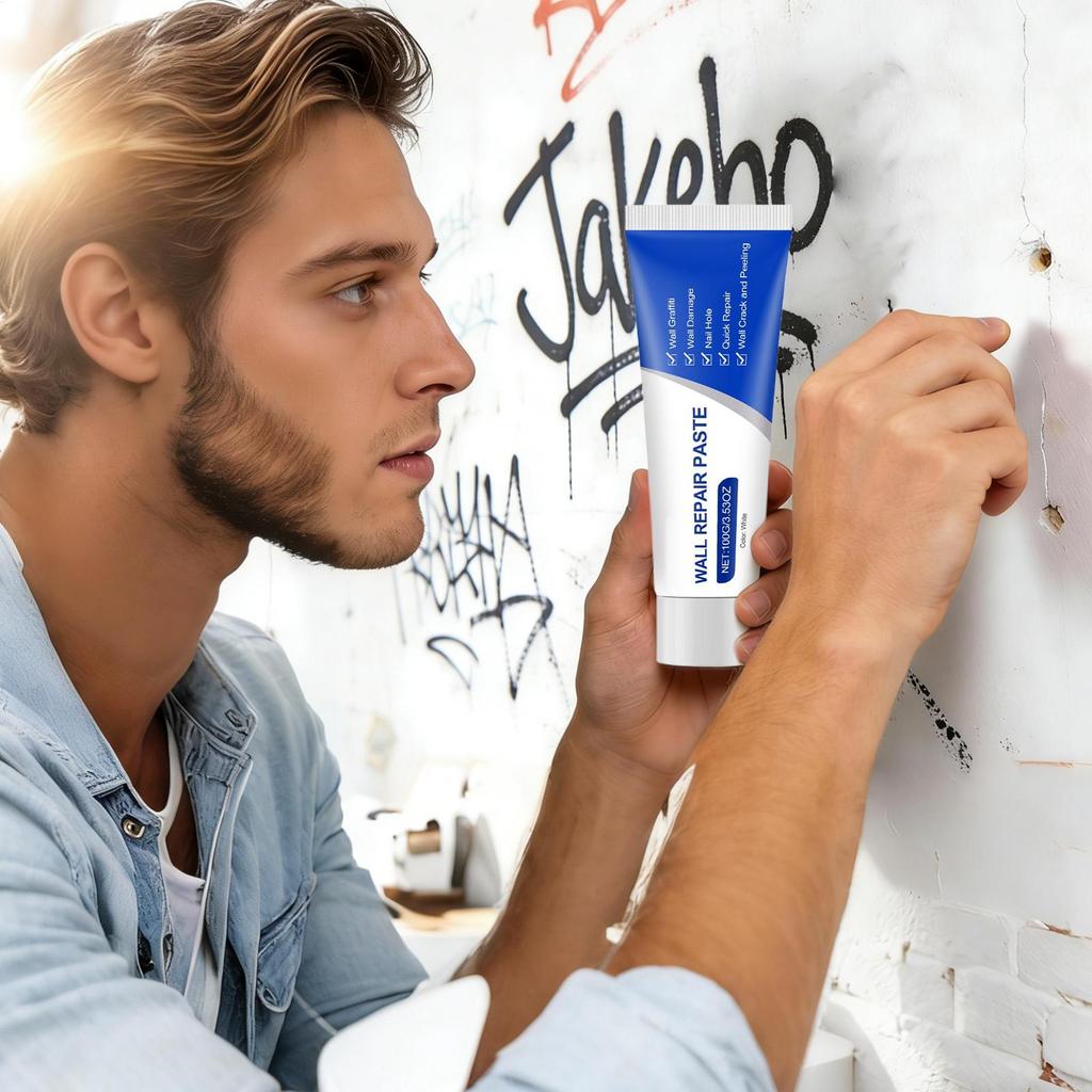 Wall Mending Agent Wall Repair Cream With Scraper Strong Adhesion Mouldproof Water Proof Paint For Wall Restore Agent Kit