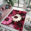 Gänseblümchen Kunst Teppich für Wohnzimmer Schlafzimmer Sofa Kreative Fußmatte Heimdekor Bereich Robuster Rutschfester Teppich Schneller Versand
