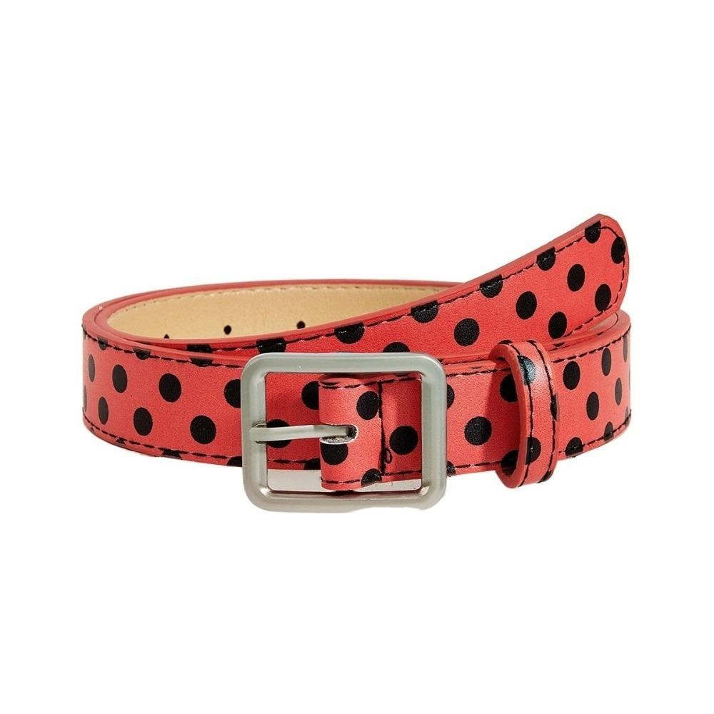 

Trendy Vintage Polk Dot Women Belts Y2K Girls Pin Buckle Belt Waistband PU Leather Jeans Belts Waist Strap Gift