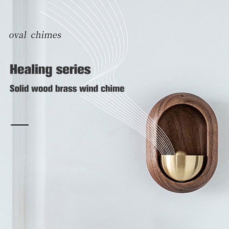 Wood Door Bell Decorative Outdoor Wind Chimes Wind Bell Music Wall Decor Entry Reminder Doorbell Accessorie Home Decor