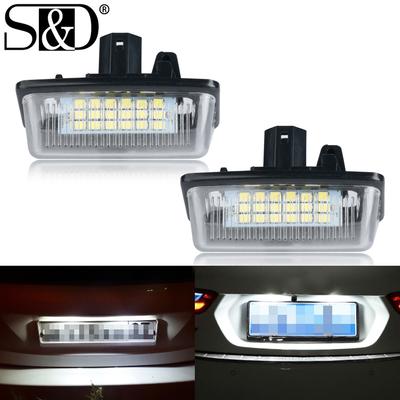 2 шт. Світлодіодні ліхтарі номерного знака CanBus для Toyota Corolla E11 Crown S180 Starlet EP91 Vios Previa ACR50 GSR50 Лампа номерного знака Без помилок