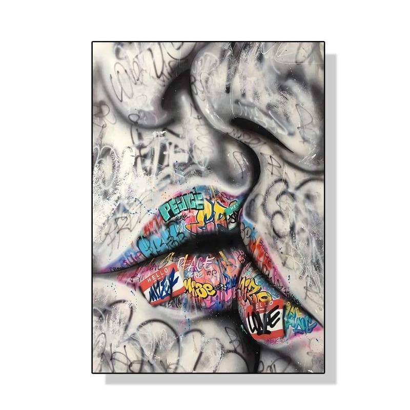 Street Graffiti Gesten Poster Leinwand Malerei Abstrakt Pop Wandgemälde für Wohnzimmer Schlafzimmer Dekoration Haus cuadros