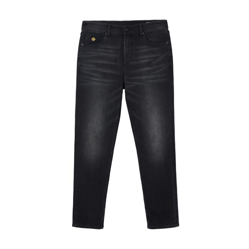 JACK&JONES Men's Fleece-Lined Tapered Jeans