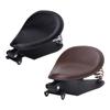Motorcycle Solo Seat with Spring Bracket Kit Faux Leather Strong Support Universal Fit for Retro Mot