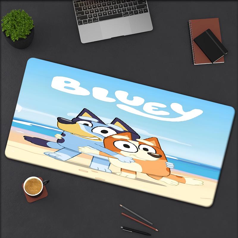 Bluey Theme Mouse Pad, Non Slip Rubber Base, Multifunctional Office & Home Decor, Perfect for Workspace Personalization.