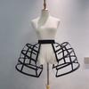 Crinoline Petticoat Polyester 4 Hoops Short Half Slip Underskirt for Girls Wedding Bridal Underskirt Slip