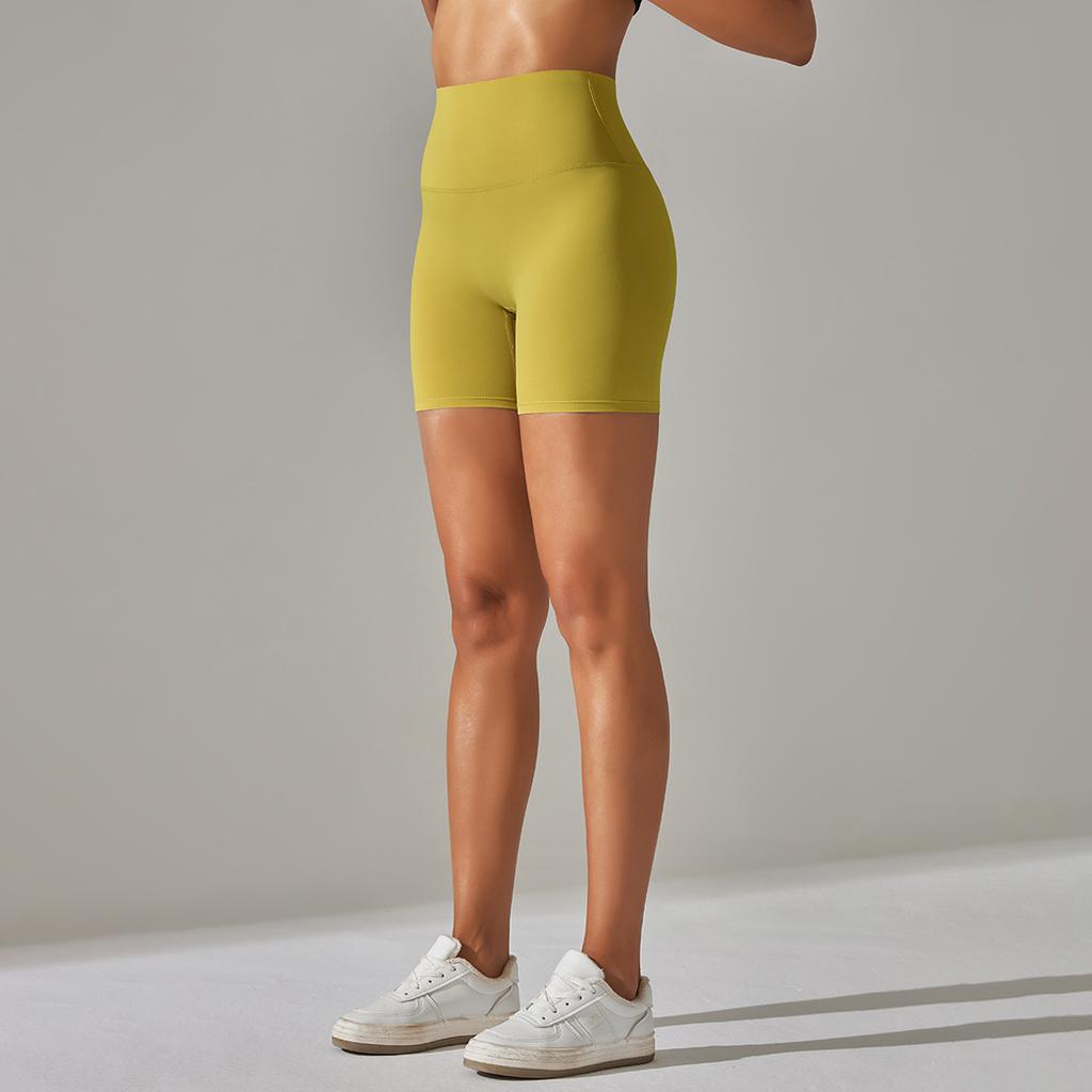 Align Damen-Yoga-Shorts mit hohem Bund – butterweich und federleicht! Ideal zum Laufen, Radfahren und für Fitness. 31 Farben.