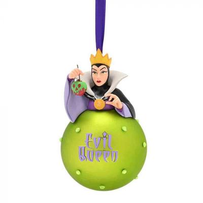 Disney Christmas Evil Queen On Glass Bauble