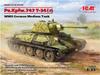 ICM 1/35 Scale World War II German Army Captured Pz.KpfW.747 T-34 (r) Medium Tank Plastic Model Kit 35370