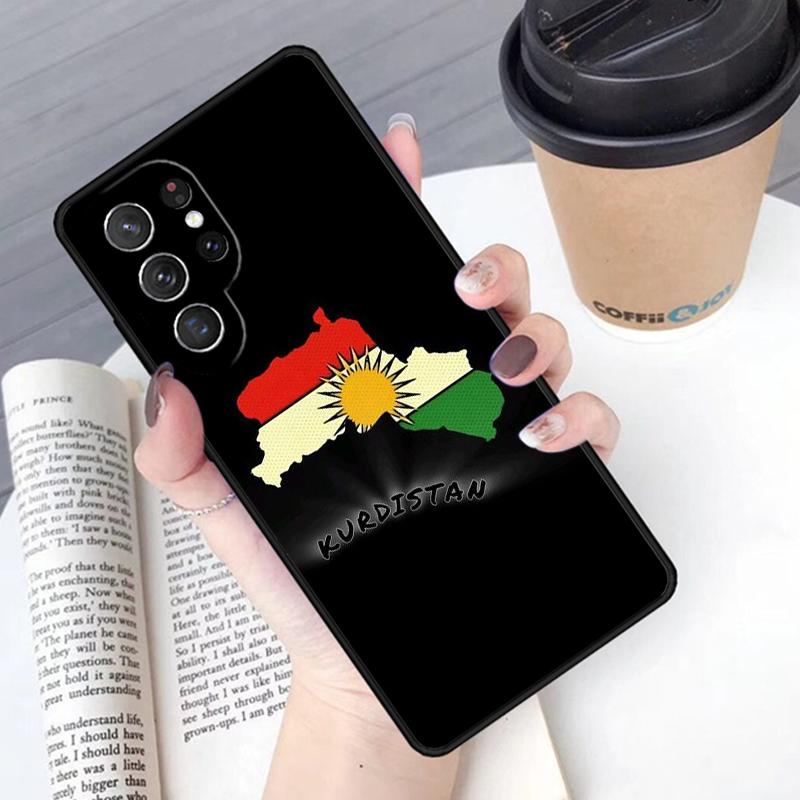Kurdistan Kurdish Flag phone case Cover For Samsung Galaxy S24 S25 Ultra S21 S22 Ultra S10E Note 10 Plus Note 20 FE S23