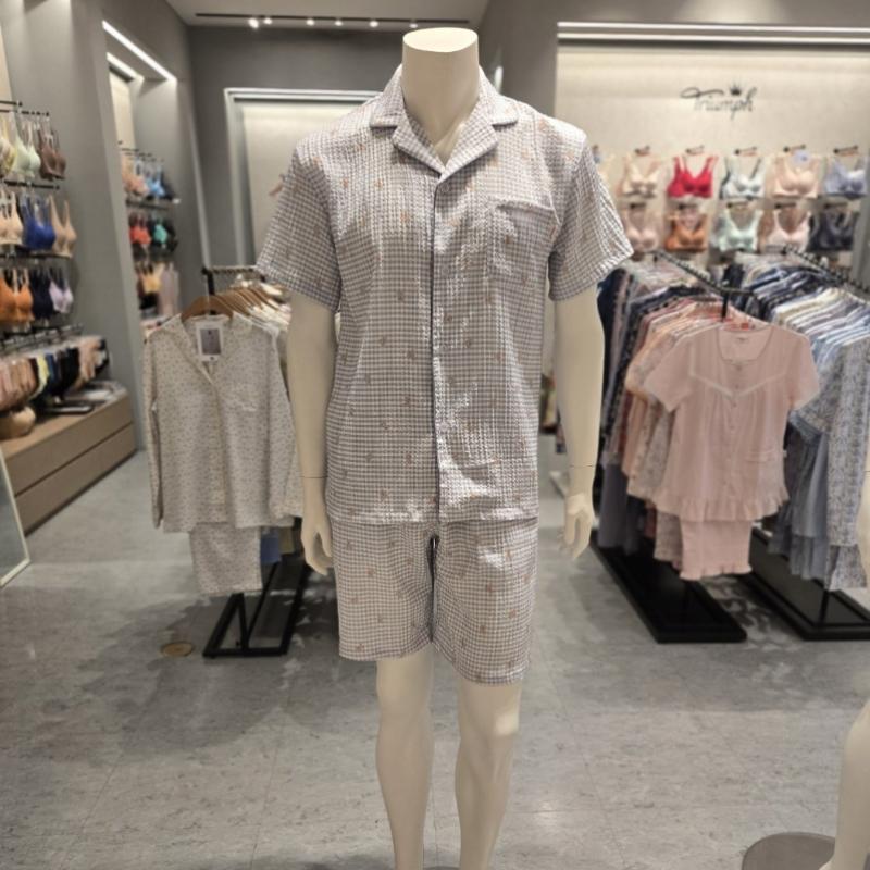 Triumph Men S Short Sleeve Pajama Set  Tfmpj222 