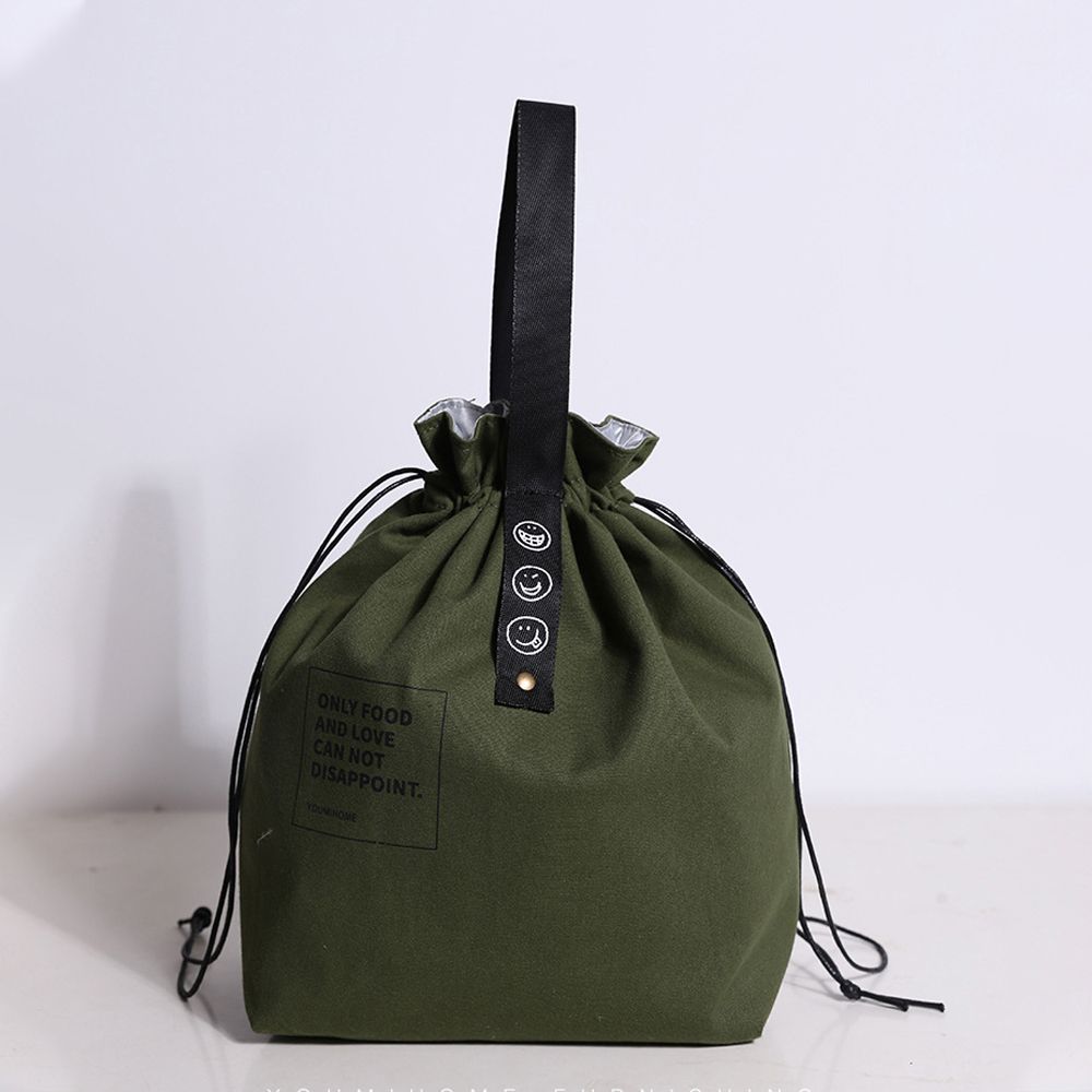 Thermoisoliertes Tragetasche Lebensmittelbehälter Lunchaufbewahrung Handtaschen Koreanische Lunchtasche Frische Kühltaschen