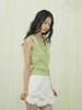 POMME Frame Lace Sleeveless (Light Green)