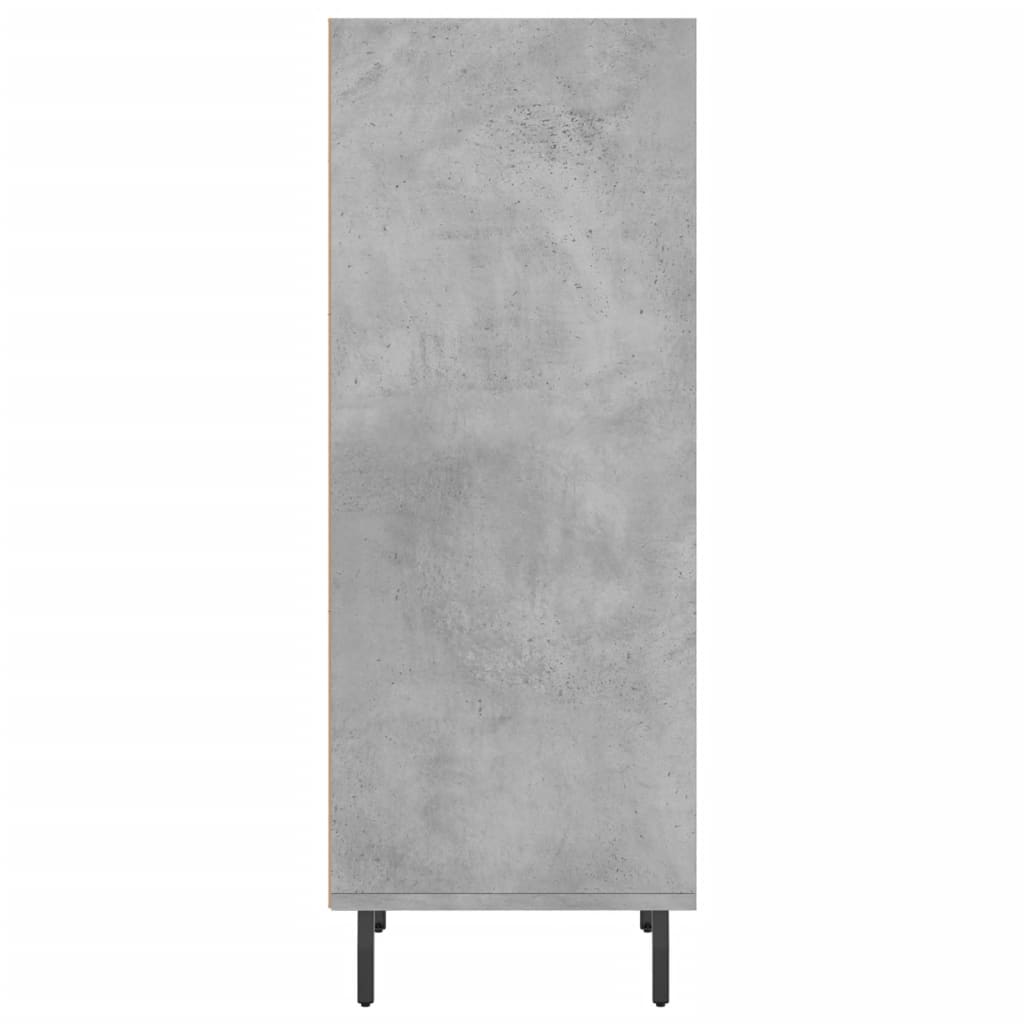 Sideboard Concrete Grey 34.5 x 32.5 x 90 cm Wood Based Panel