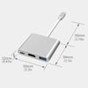 3 In 1 Usb Hub USB C To HDMI-compatible Splitter HUB Type-c To HDMI-compatible USB3.0 Docking Station For Macbook Air Converter