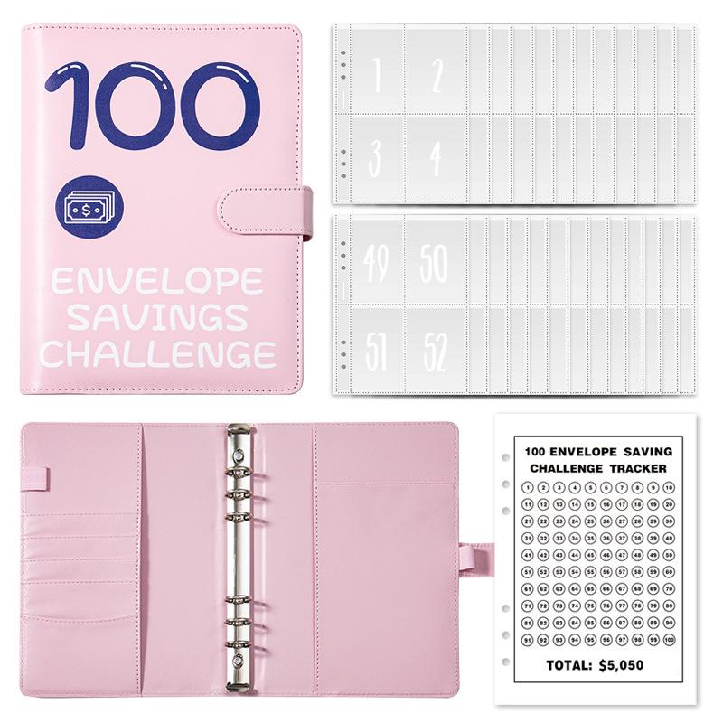 100-Day Money Saving Challenge: Cash Envelope Budget Binder
