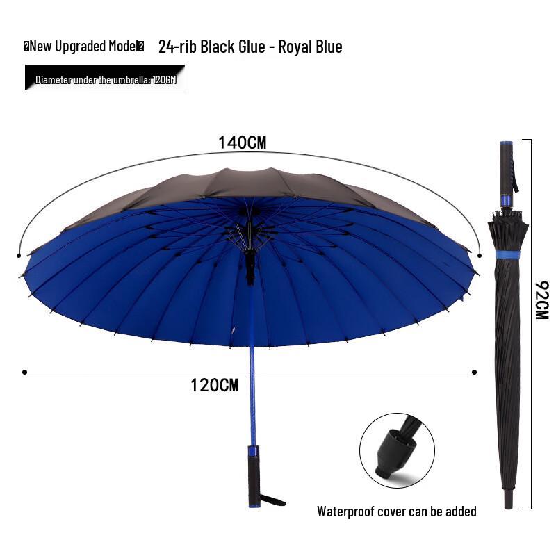 Shixun 27-inch Semi-Automatic Straight Business Umbrella