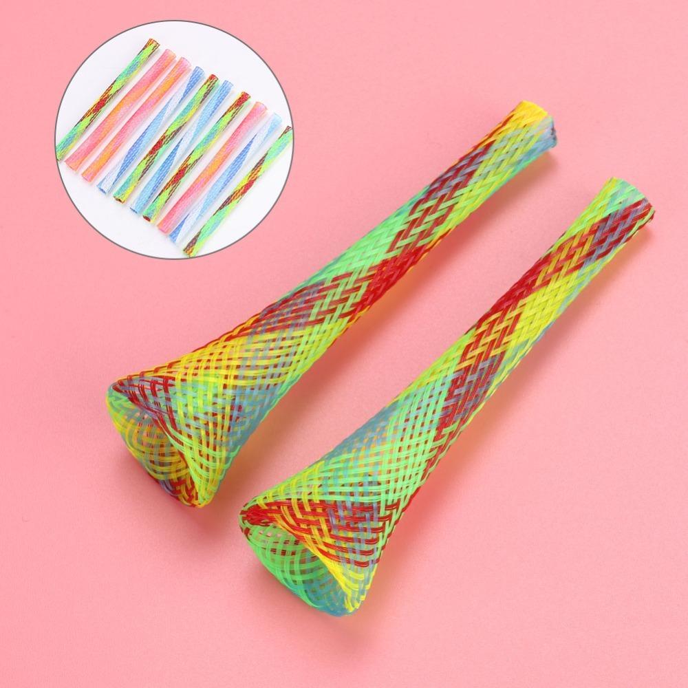 10PCS Freely Folding Cat Spring Toy Good Elasticity Cat Attract Toy Kitten Entertainment