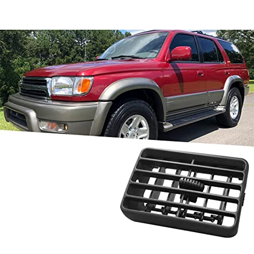 2x Schwarz Vorn Mitte Armaturenbrett Luftausströmer Für 96-02 Toyota 4runner Tacoma 55063-35030