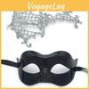 Adult Half Face Lace Mask With Elegant Design For Valentines Day Party