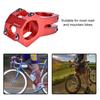 31.8mm Aluminum Alloy Mountain Bike Handlebar Fixed Stem Cycling Accessory (Red)