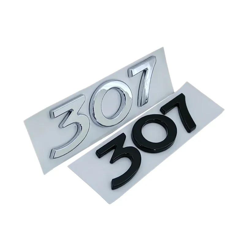 2026 Hot Car Sticker For Peugeot Rear Boot Trunk Tailgate Emblem Badge ABS Car Sticker Decals 206 207 301 307 308 408 508 2008 3