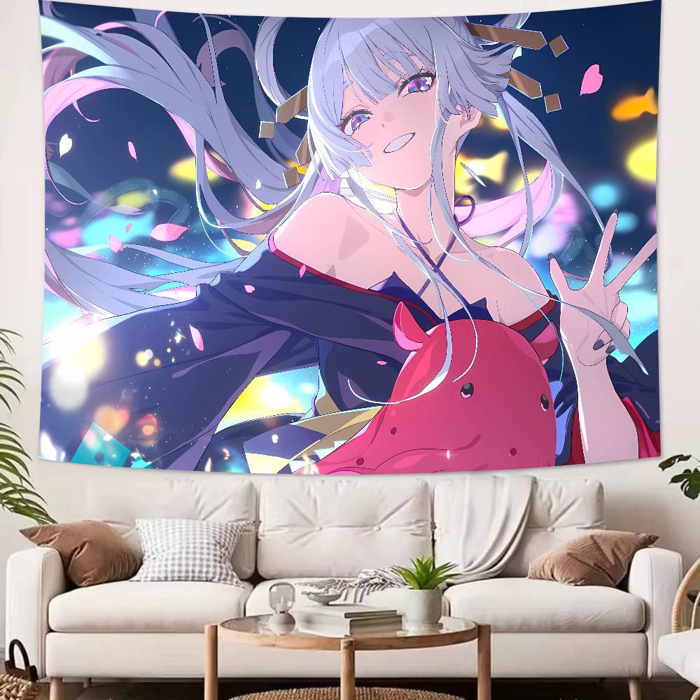 New Cosmic Princess Kaguya Tapestry Decoration Bedroom Dormitory Background Cloth Holiday Home Party Living Room Club Tapestry
