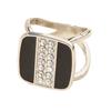 Commuting Scarf Pin Square Button, Vertical Rows of Rhinestone Design, Smooth Buckle Silk Elegant Clip for Shawls And Collars Oxidation Resistant