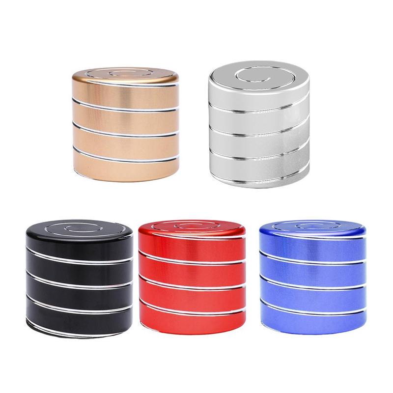 1 Stück Entspannungs Drehender Metall Zylindrischer Kreisel Schreibtisch Büro Fidget Spielzeug Optische Täuschung Fließend Antistress Geschenk