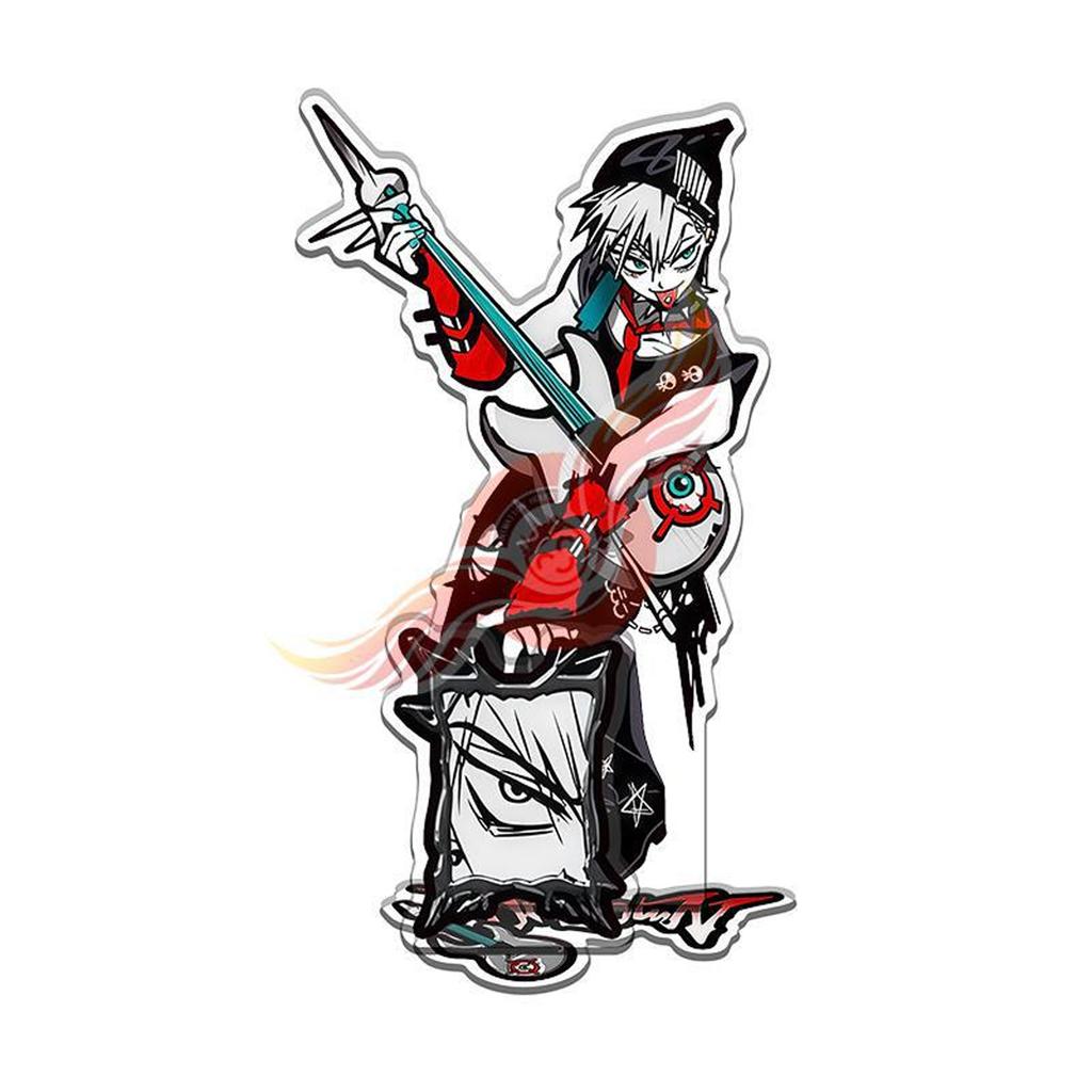 Acrylic Stand Figure Anime Character Display 20CM Height Double-Sided Print Clear Base Decorative Model Stand for Desk Shelf Display