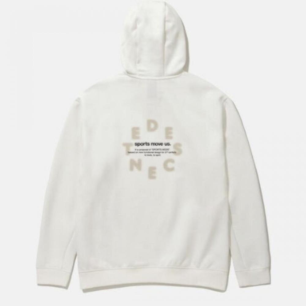 

DescenT Hoodie Cqk Sq123uhd21 Ivry Backgraphic Hoodie T shirT Ivory 100